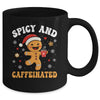 Spicy And Caffeinated Coffee Women Gingerbread Christmas Mug | teecentury