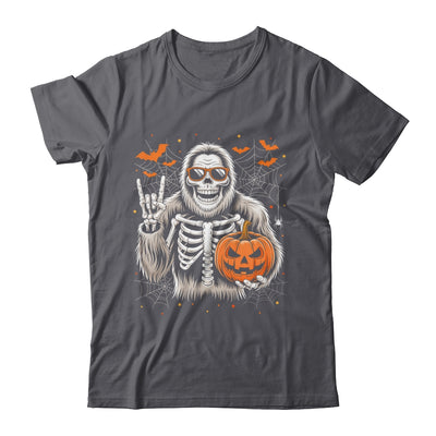 Spooky Bigfoot Skeleton Halloween Costume Pumpkin Boys Mens Shirt & Hoodie | teecentury