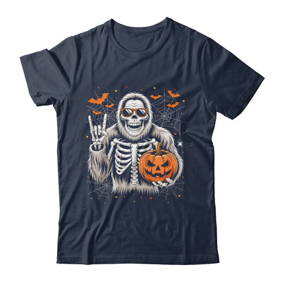 Spooky Bigfoot Skeleton Halloween Costume Pumpkin Boys Mens Shirt & Hoodie | teecentury