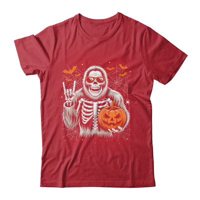 Spooky Bigfoot Skeleton Halloween Costume Pumpkin Boys Mens Shirt & Hoodie | teecentury
