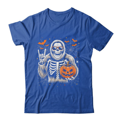 Spooky Bigfoot Skeleton Halloween Costume Pumpkin Boys Mens Shirt & Hoodie | teecentury