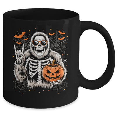Spooky Bigfoot Skeleton Halloween Costume Pumpkin Boys Mens Mug | teecentury
