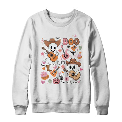 Spooky Ghost Cowboy Cute Halloween Season Boo Western Retro Shirt & Sweatshirt | teecentury