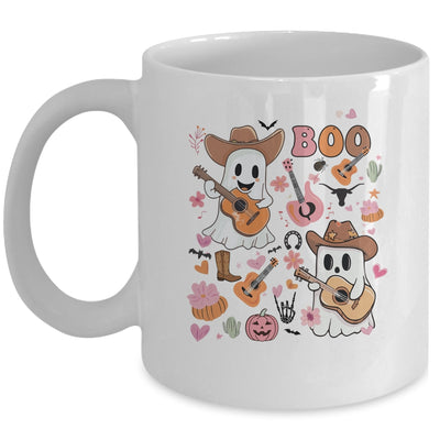 Spooky Ghost Cowboy Cute Halloween Season Boo Western Retro Mug | teecentury