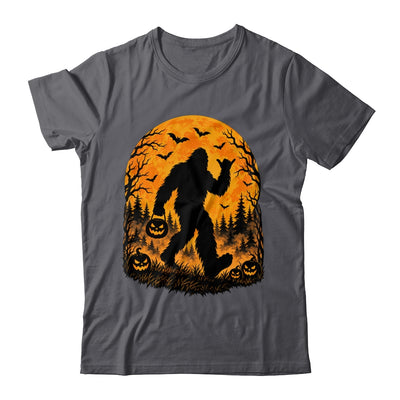 Spooky Halloween Bigfoot Pumpkin Funny Sasquatch Halloween Shirt & Sweatshirt | teecentury