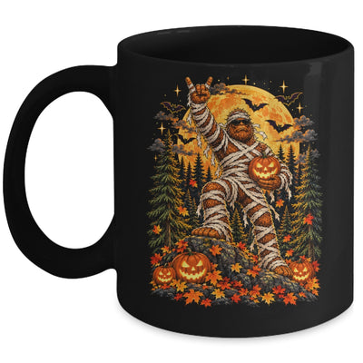 Spooky Halloween Bigfoot Pumpkin Funny Sasquatch Men Boy Mug | teecentury