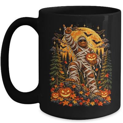 Spooky Halloween Bigfoot Pumpkin Funny Sasquatch Men Boy Mug | teecentury
