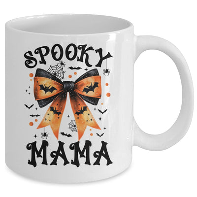 Spooky Mama Coquette Bow Halloween Spooky Season For Women Mug | teecentury