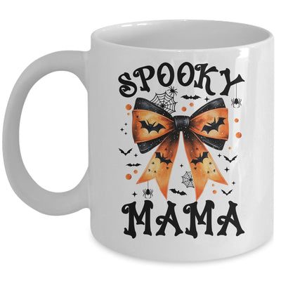 Spooky Mama Coquette Bow Halloween Spooky Season For Women Mug | teecentury