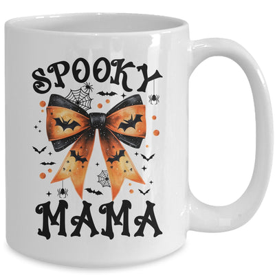Spooky Mama Coquette Bow Halloween Spooky Season For Women Mug | teecentury