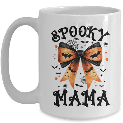 Spooky Mama Coquette Bow Halloween Spooky Season For Women Mug | teecentury