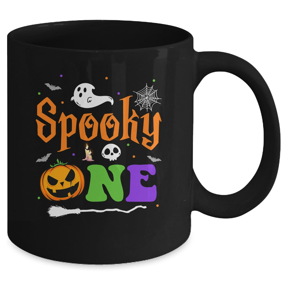 Spooky One Boy Halloween 1st Birthday Matching Family Mug | teecentury