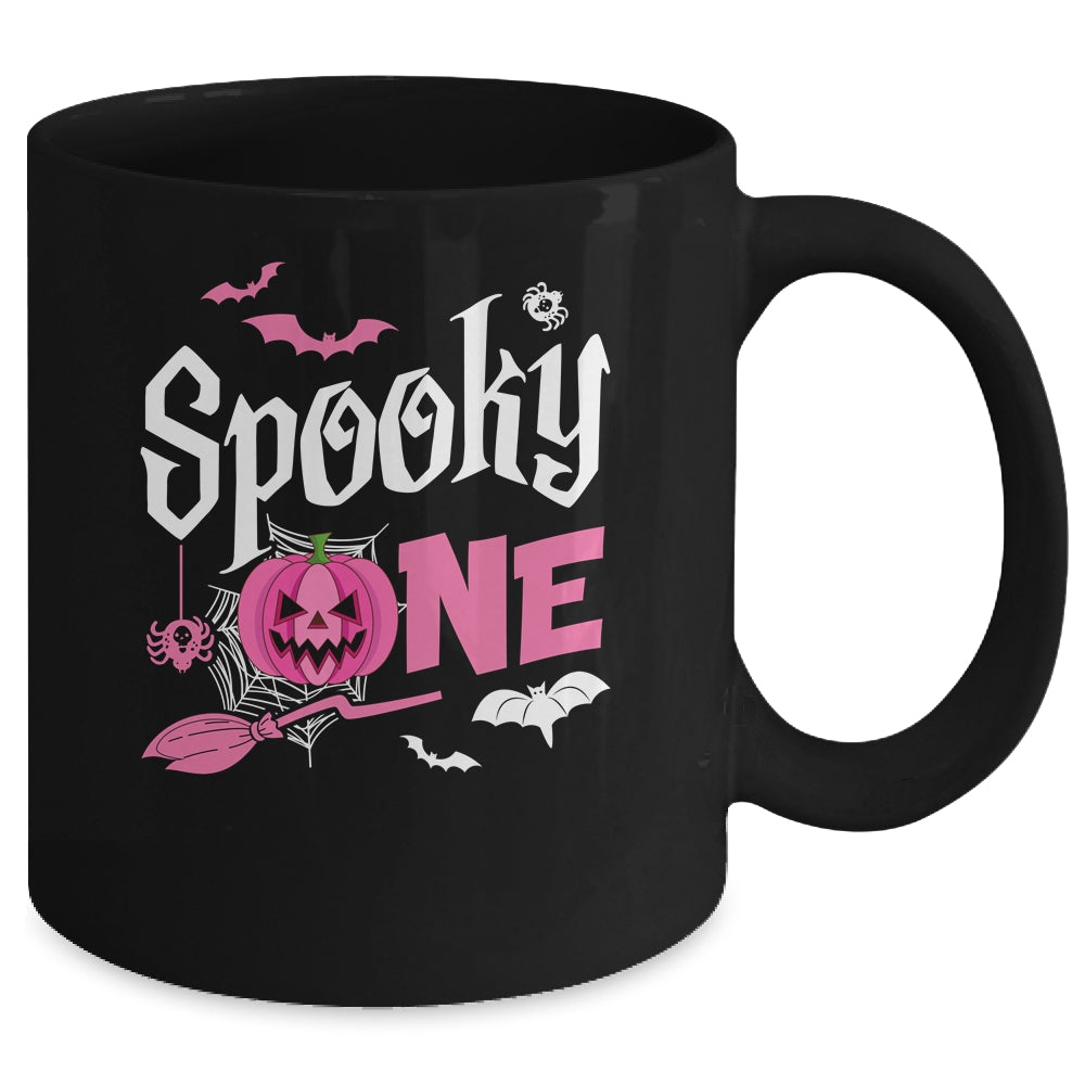 Spooky One Girl Halloween 1st Birthday Matching Family Mug | teecentury