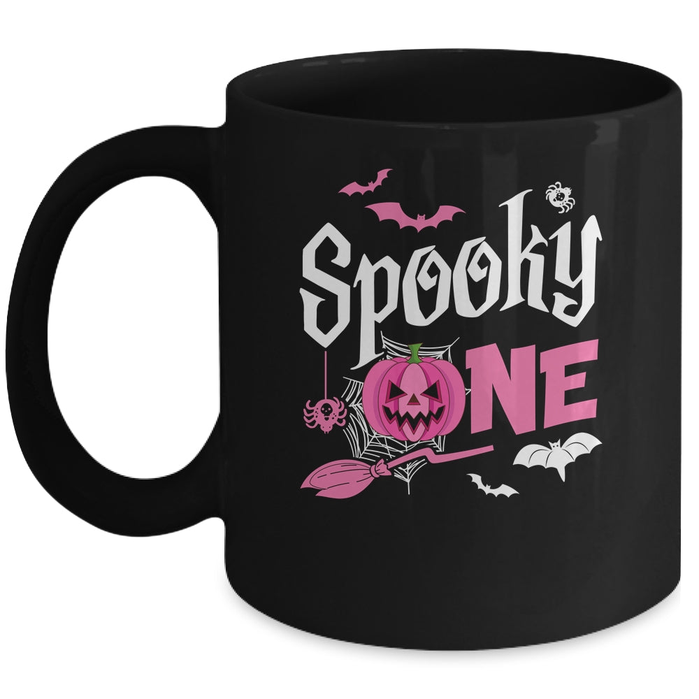Spooky One Girl Halloween 1st Birthday Matching Family Mug | teecentury