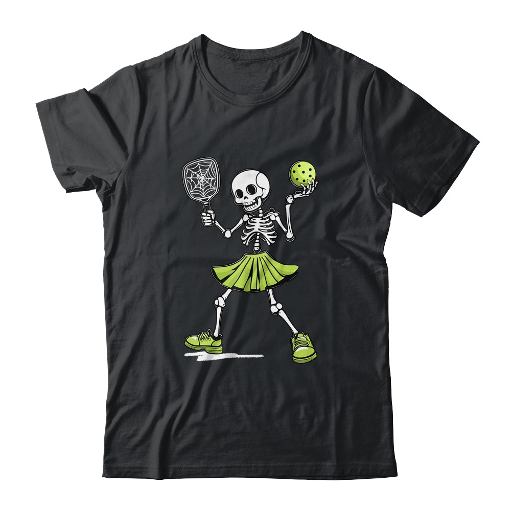 Spooky Pickleball Halloween Skeleton Costume Women Shirt & Sweatshirt | teecentury