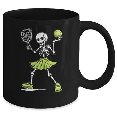 Spooky Pickleball Halloween Skeleton Costume Women Mug | teecentury