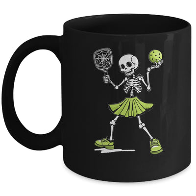 Spooky Pickleball Halloween Skeleton Costume Women Mug | teecentury