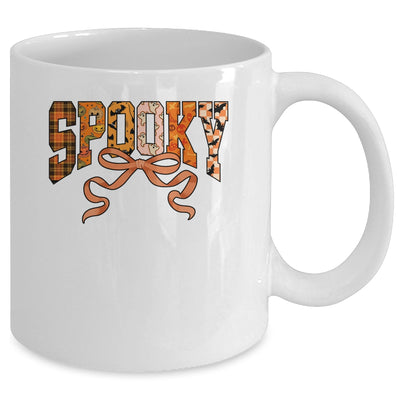 Spooky Season Coquette Halloween Retro Fall Pumpkin Girl Mug | teecentury