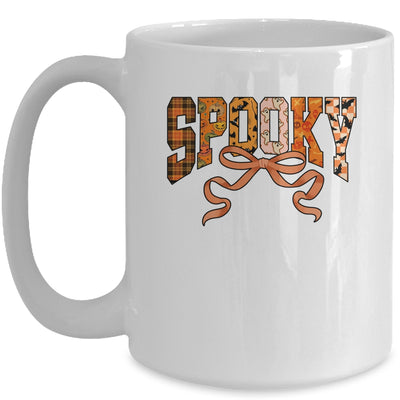 Spooky Season Coquette Halloween Retro Fall Pumpkin Girl Mug | teecentury