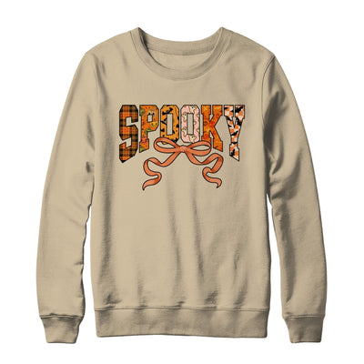 Spooky Season Coquette Halloween Retro Fall Pumpkin Girl Shirt & Sweatshirt | teecentury