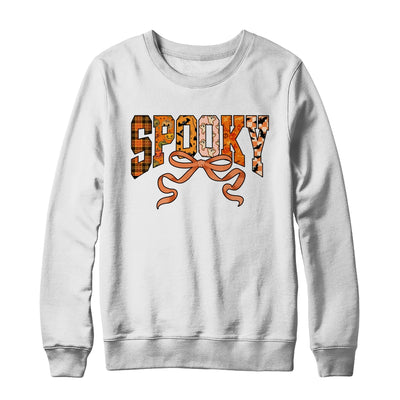 Spooky Season Coquette Halloween Retro Fall Pumpkin Girl Shirt & Sweatshirt | teecentury