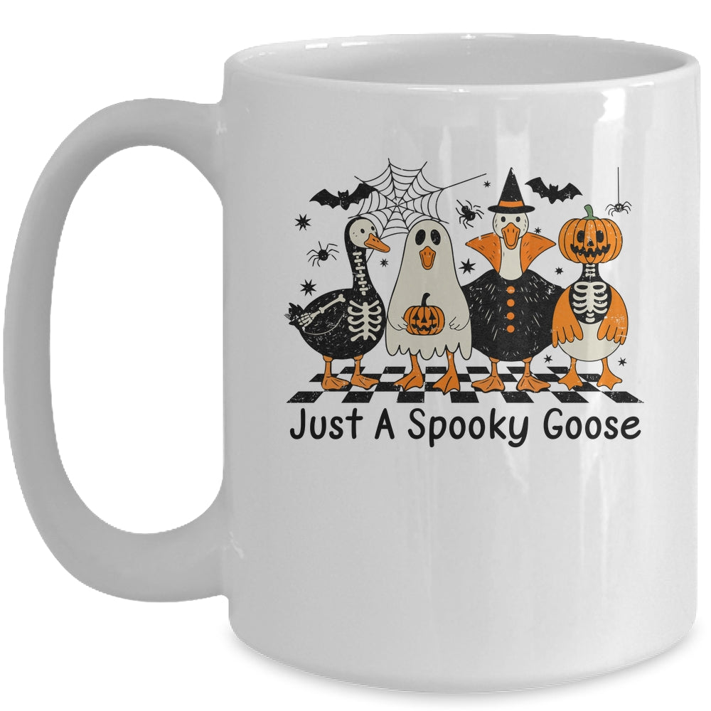 Spooky Season Goose Halloween Just A Spooky Goose Funny Cute Mug | teecentury