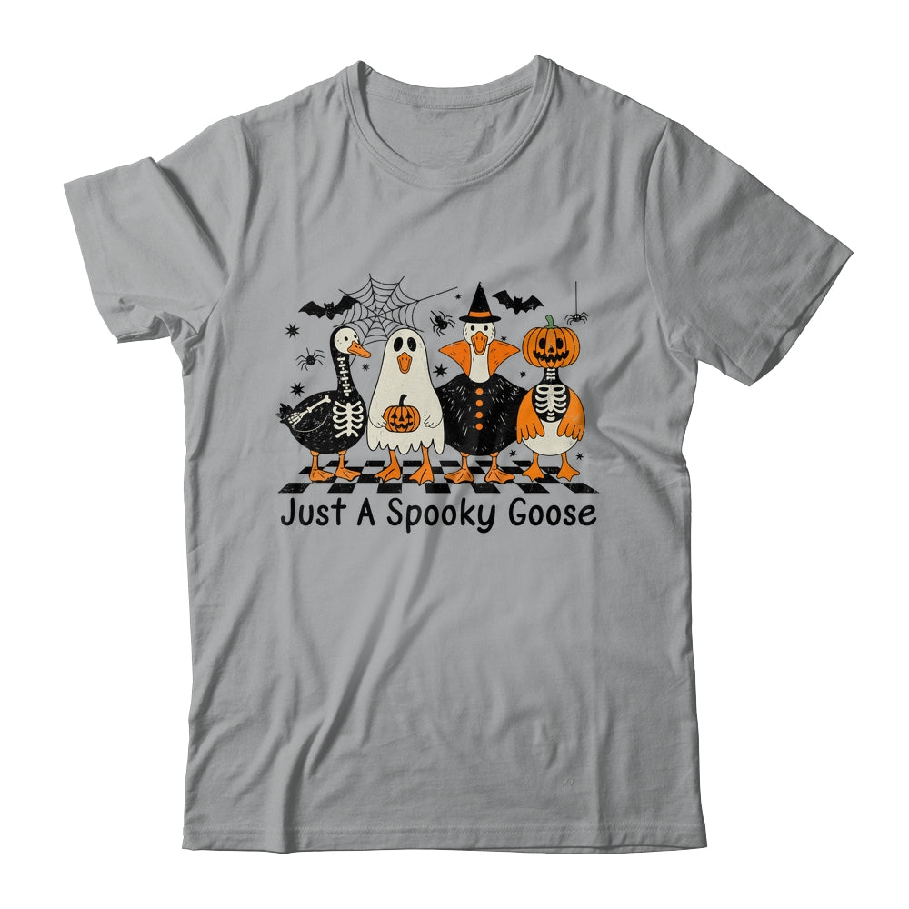 Spooky Season Goose Halloween Just A Spooky Goose Funny Cute Shirt & Sweatshirt | teecentury