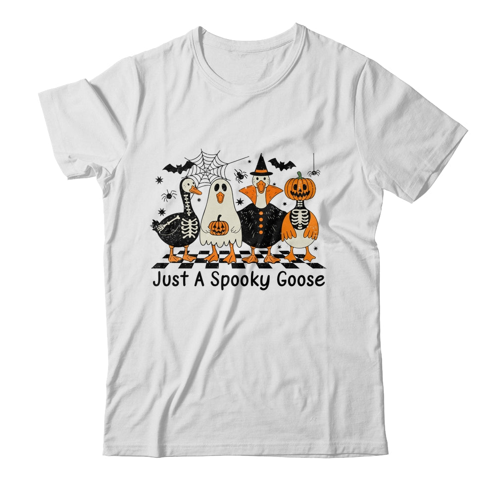 Spooky Season Goose Halloween Just A Spooky Goose Funny Cute Shirt & Sweatshirt | teecentury