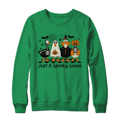 Spooky Season Goose Halloween Just A Spooky Goose Funny Cute Shirt & Sweatshirt | teecentury