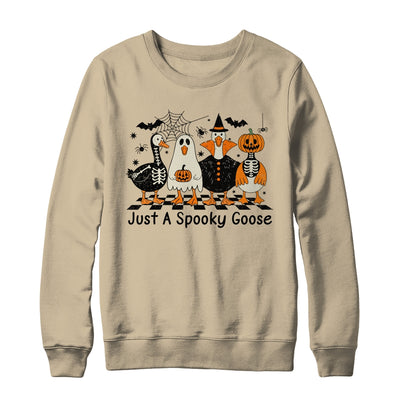 Spooky Season Goose Halloween Just A Spooky Goose Funny Cute Shirt & Sweatshirt | teecentury