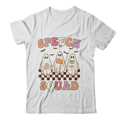 Spooky Season Halloween Speech Therapy Squad Cute Ghosts SLP Shirt & Hoodie | teecentury