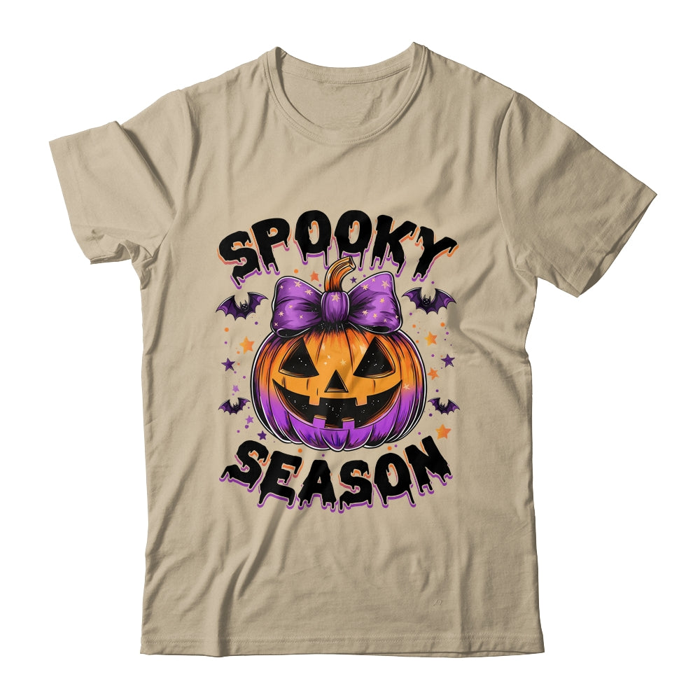 Spooky Season Retro Halloween Pumpkin Halloween Design Shirt & Sweatshirt | teecentury