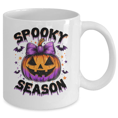 Spooky Season Retro Halloween Pumpkin Halloween Design Mug | teecentury