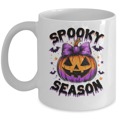 Spooky Season Retro Halloween Pumpkin Halloween Design Mug | teecentury