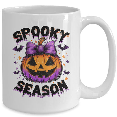 Spooky Season Retro Halloween Pumpkin Halloween Design Mug | teecentury