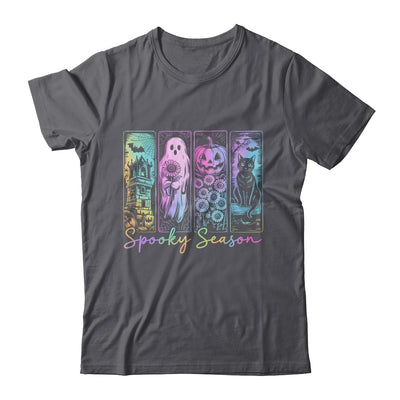 Spooky Season Vintage Halloween Ghost Cat Horror Movie Women Shirt & Sweatshirt | teecentury