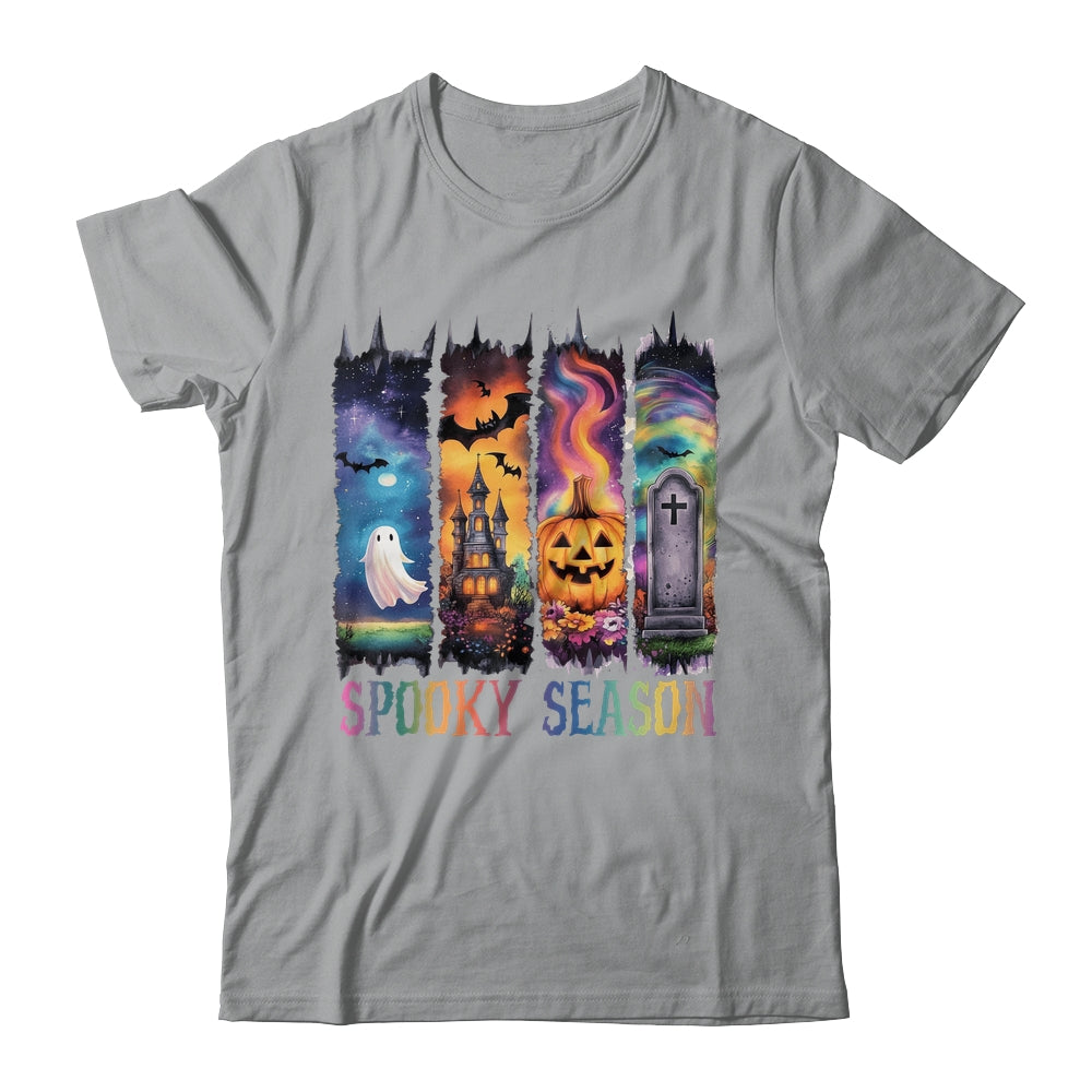 Spooky Season Vintage Halloween Ghost Coquette Fall Pumpkin Shirt & Sweatshirt | teecentury
