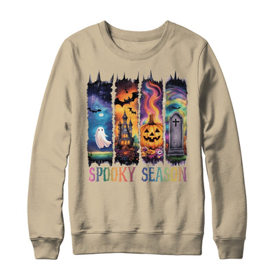 Spooky Season Vintage Halloween Ghost Coquette Fall Pumpkin Shirt & Sweatshirt | teecentury