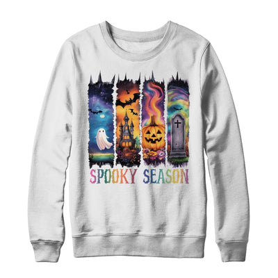 Spooky Season Vintage Halloween Ghost Coquette Fall Pumpkin Shirt & Sweatshirt | teecentury