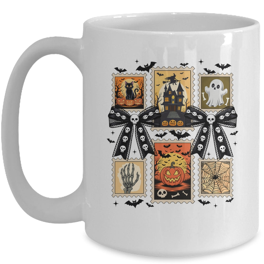 Spooky Season Vintage Halloween Ghost Fall Pumpkin Halloween Mug | teecentury