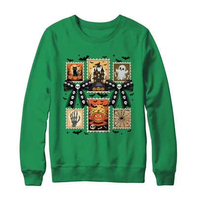 Spooky Season Vintage Halloween Ghost Fall Pumpkin Halloween Shirt & Sweatshirt | teecentury