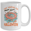 Spooky Summer Skeleton Just Waiting For Halloween Vibes Mug | teecentury