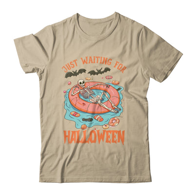 Spooky Summer Skeleton Just Waiting For Halloween Vibes Shirt & Tank Top | teecentury