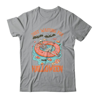 Spooky Summer Skeleton Just Waiting For Halloween Vibes Shirt & Tank Top | teecentury