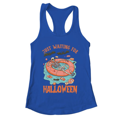 Spooky Summer Skeleton Just Waiting For Halloween Vibes Shirt & Tank Top | teecentury