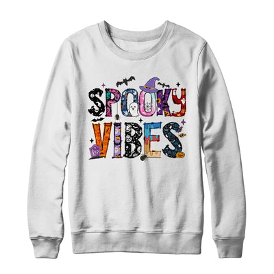 Spooky Vibes Halloween Spooky Season Design For Men Women Shirt & Sweatshirt | teecentury