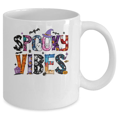 Spooky Vibes Halloween Spooky Season Design For Men Women Mug | teecentury