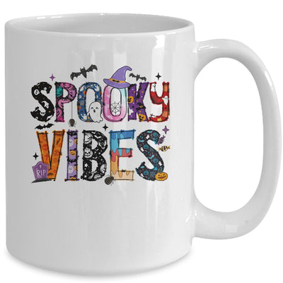Spooky Vibes Halloween Spooky Season Design For Men Women Mug | teecentury