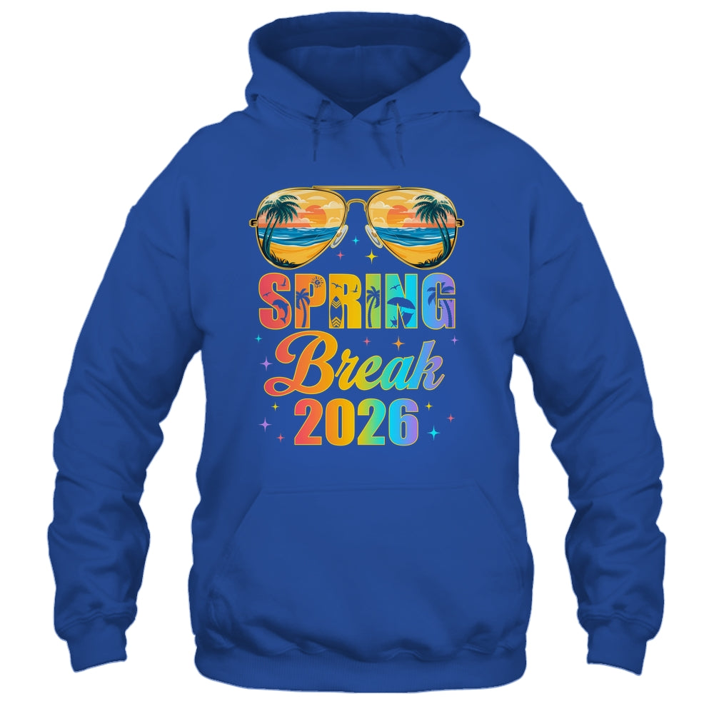Spring Break 2026 Friends Family Matching Vacation Graphic Shirt & Tank Top | teecentury