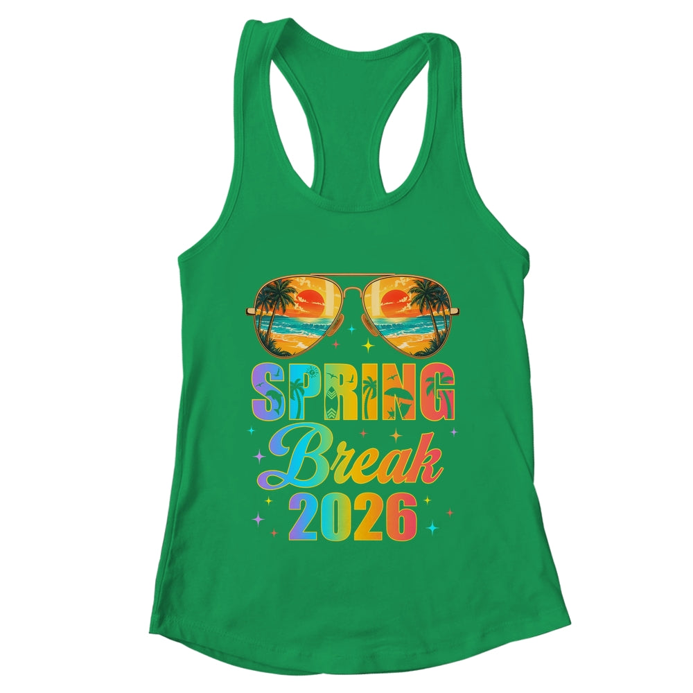 Spring Break 2026 Friends Family Matching Vacation Trip Shirt & Tank Top | teecentury